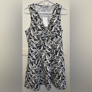 a new day Black and White Sleeveless Dress